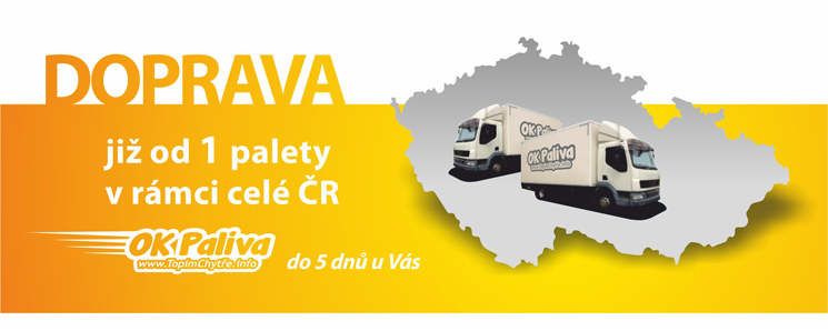 Pytlované uhlí - doprava po celé České republice - již od jedné palety